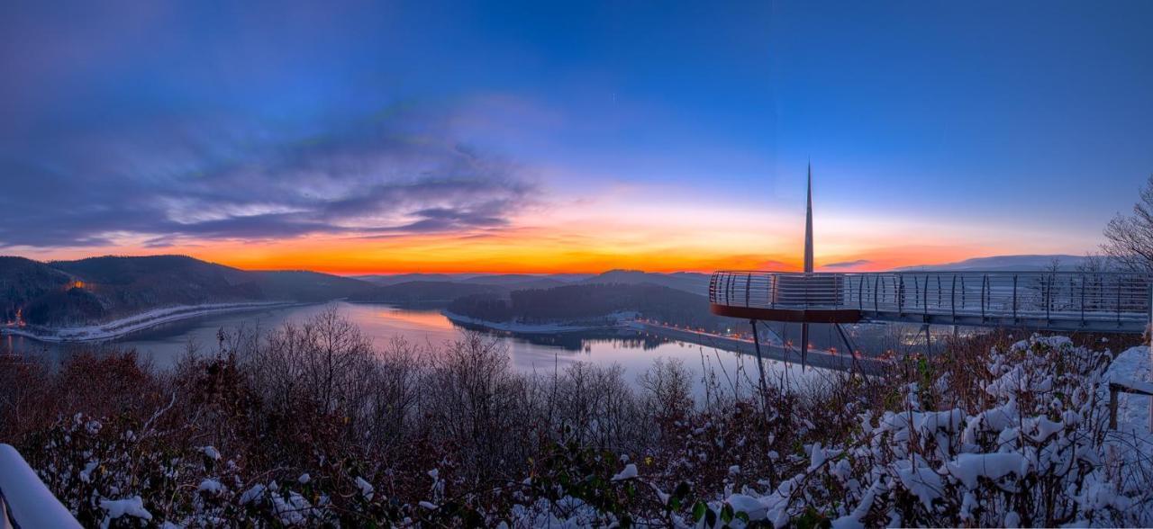 Wohnung Mit Talblick, Ladestation E-Auto Siegen Buitenkant foto