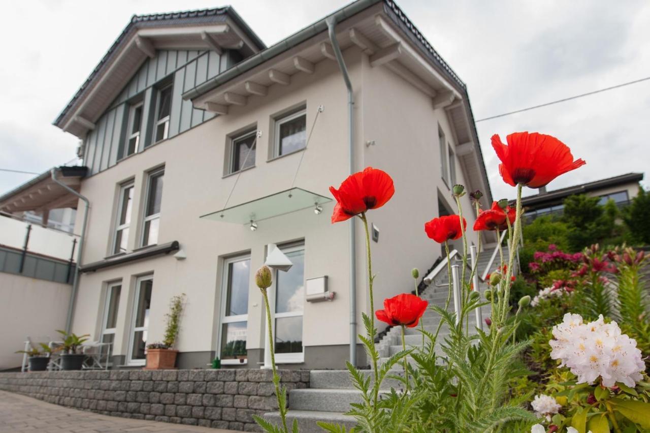 Wohnung Mit Talblick, Ladestation E-Auto Siegen Buitenkant foto
