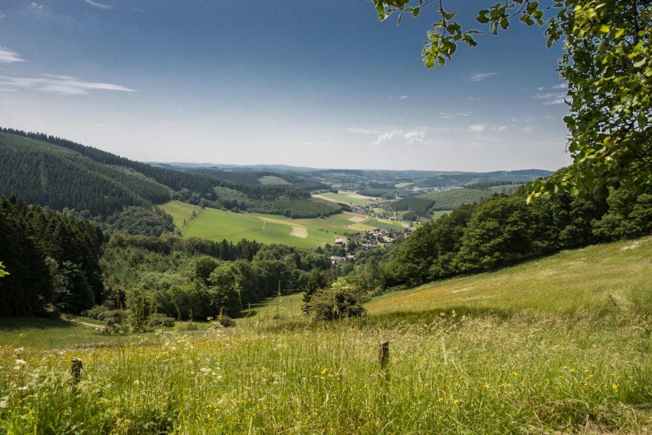 Wohnung Mit Talblick, Ladestation E-Auto Siegen Buitenkant foto